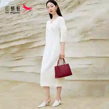 红蜻蜓 通勤百搭 真皮 手提包 女款 多色