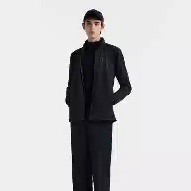 比音勒芬 休闲户外立领纯色夹克外套 男款 黑