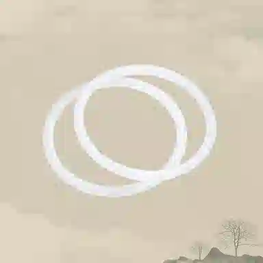 正大福 荔枝冻 一步一响 叮当镯新中式白月光清冷感细条素圈温润古风汉服搭配平安扣 琉璃 手镯 通用