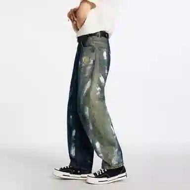 Automobili Lamborghini Jeans Blue