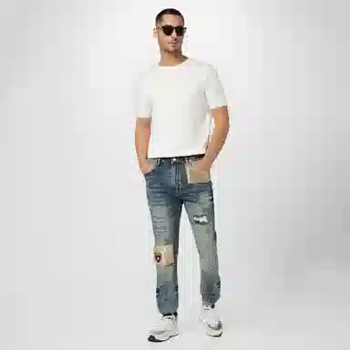 Automobili Lamborghini baggy jeans