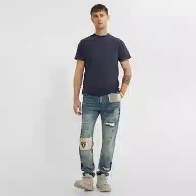 Automobili Lamborghini baggy jeans