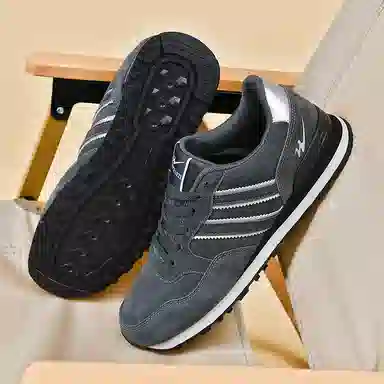 双星八特 百搭时尚通勤潮流运动减震防滑耐磨 低帮 休闲跑步鞋 男款