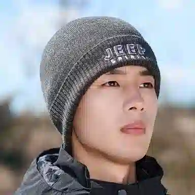 JEEP SPIRIT Windproof Knit Hat Black