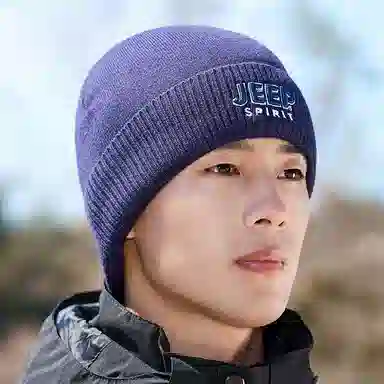JEEP SPIRIT Windproof Knit Hat Black