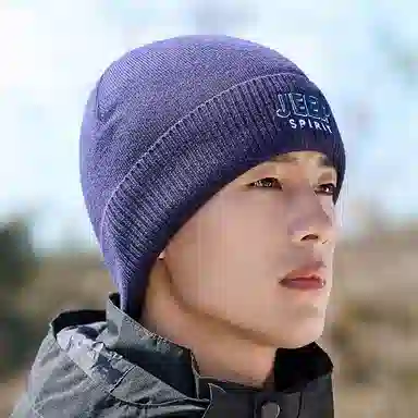 JEEP SPIRIT Windproof Knit Hat Black