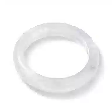 【净化能量】 熊银匠 白月光水晶之恋 新中式国风梦幻通透天然飘花 白幽灵纯净能量古风汉服旗袍贵妃美人镯天然 白水晶 手镯 女款