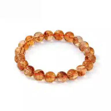 【八方来财】 熊银匠 招财纳福 时来运转 财运滚滚 新中式国潮 暴富发财 事业爆棚 国风优雅气质百搭吸金天然 黄水晶 手串 男女同款情侣款