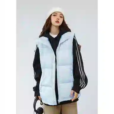 欧迪芬  亲肤舒适时尚立领设计保暖纯色都市简约休闲通勤百搭韩版潮流  羽绒马甲  女款