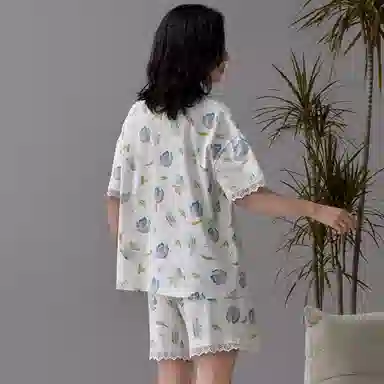 欧迪芬 棉质开衫款女士家居服 女款