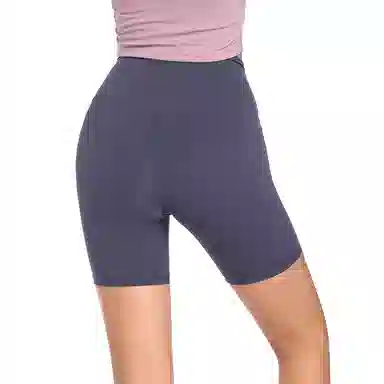 欧迪芬 纯色外穿健身跑步跳绳瑜伽高腰弹力休闲运动短裤 女款