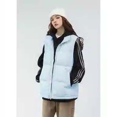 欧迪芬  亲肤舒适时尚立领设计保暖纯色都市简约休闲通勤百搭韩版潮流  羽绒马甲  女款