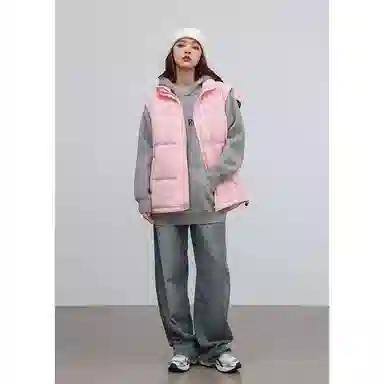 欧迪芬  亲肤舒适时尚立领设计保暖纯色都市简约休闲通勤百搭韩版潮流  羽绒马甲  女款