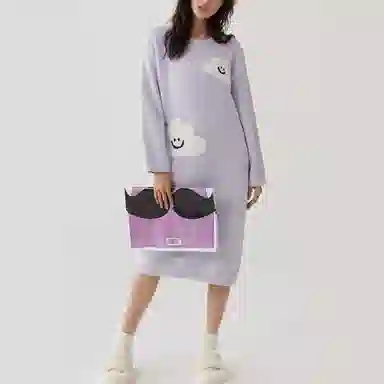 欧迪芬 睡裙女士睡衣 女款