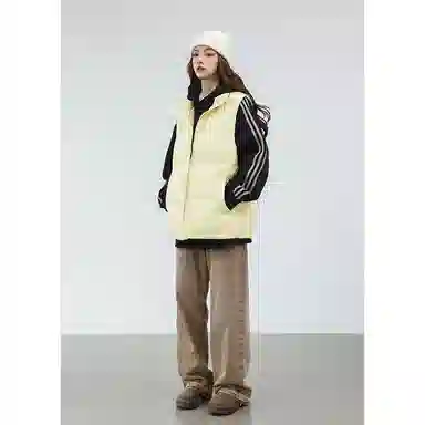 欧迪芬  亲肤舒适时尚立领设计保暖纯色都市简约休闲通勤百搭韩版潮流  羽绒马甲  女款