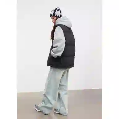 欧迪芬  亲肤舒适时尚立领设计保暖纯色都市简约休闲通勤百搭韩版潮流  羽绒马甲  女款