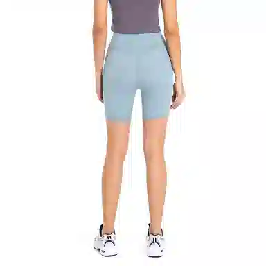 欧迪芬 纯色外穿健身跑步跳绳瑜伽高腰弹力休闲运动短裤 女款