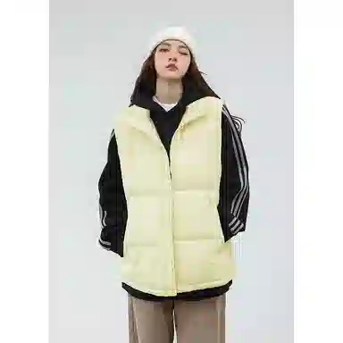 欧迪芬  亲肤舒适时尚立领设计保暖纯色都市简约休闲通勤百搭韩版潮流  羽绒马甲  女款