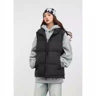 欧迪芬  亲肤舒适时尚立领设计保暖纯色都市简约休闲通勤百搭韩版潮流  羽绒马甲  女款