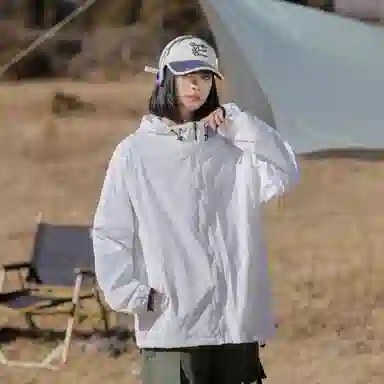 欧迪芬 户外运动柔软舒适轻薄休闲超轻皮肤衣超薄外套潮 透气速干防紫外线防晒服 女款