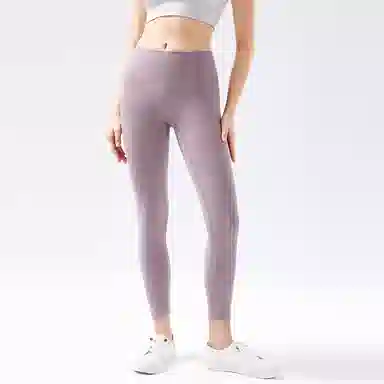 欧迪芬  九分裤轻盈柔顺运动舒适收腰吸湿排汗柔软简约优雅  瑜伽长裤  女款