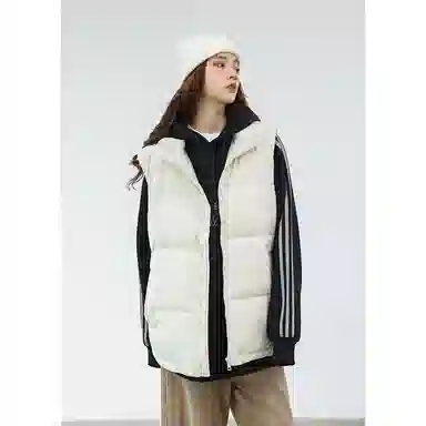 欧迪芬  亲肤舒适时尚立领设计保暖纯色都市简约休闲通勤百搭韩版潮流  羽绒马甲  女款