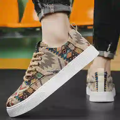 时尚百搭 日常通勤 防滑透气 低帮 板鞋 男款