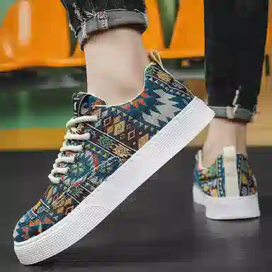 时尚百搭 日常通勤 防滑透气 低帮 板鞋 男款