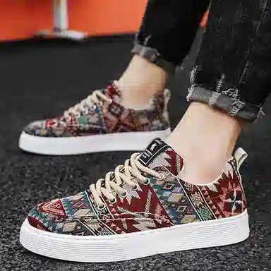 时尚百搭 日常通勤 防滑透气 低帮 板鞋 男款