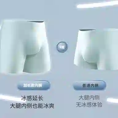 EFUTON Ice Silk Breathable Underwear 3-Pack Men