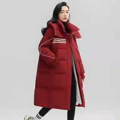 鸭鸭 纯色气质时尚高级感保暖简约羽绒服 女款