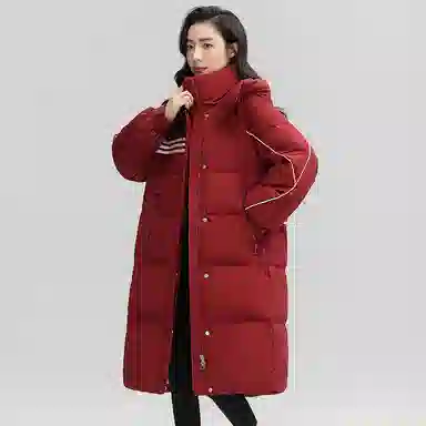 鸭鸭 纯色气质时尚高级感保暖简约羽绒服 女款