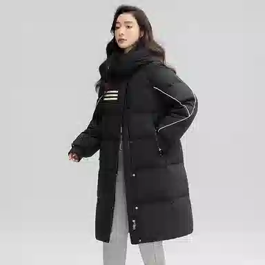 鸭鸭 纯色气质时尚高级感保暖简约羽绒服 女款