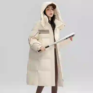 鸭鸭 纯色气质时尚高级感保暖简约羽绒服 女款