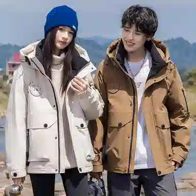 鸭鸭 百搭休闲保暖羽绒服 男女同款