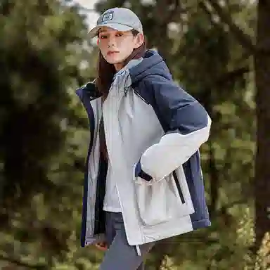 鸭鸭 时尚短款连帽宽松羽绒服 男女同款