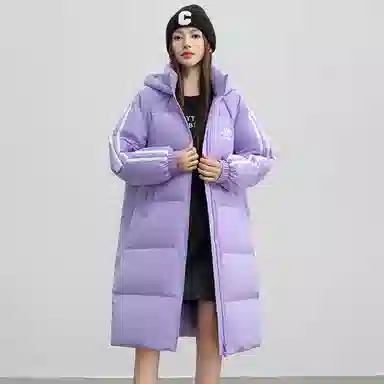 鸭鸭 加厚休闲运动风羽绒服 女款