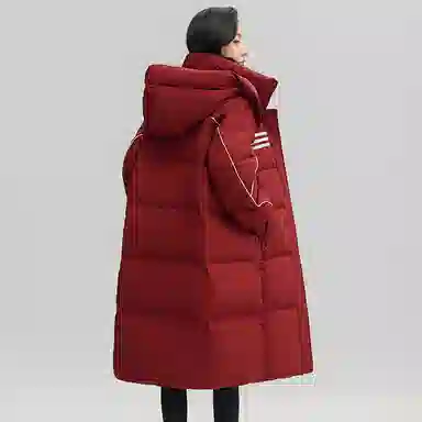 鸭鸭 纯色气质时尚高级感保暖简约羽绒服 女款