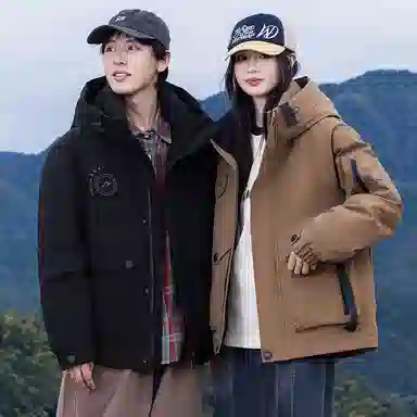 鸭鸭 百搭休闲保暖羽绒服 男女同款