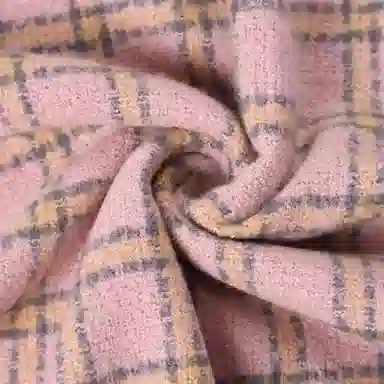 浪莎 小清新韩版高级感格纹流苏简约围脖秋冬季时尚仿羊绒保暖 心动礼盒装 聚酯纤维 绒线围巾 男女同款情侣款