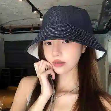 浪莎 韩系双面戴防紫外线遮阳通勤穿戴户外休闲露营登山 棉 渔夫帽 男女同款情侣款