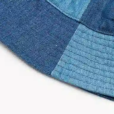 浪莎 日系水洗百搭拼色小众设计时尚潮流防晒遮阳 聚酯纤维 渔夫帽 男女同款情侣款