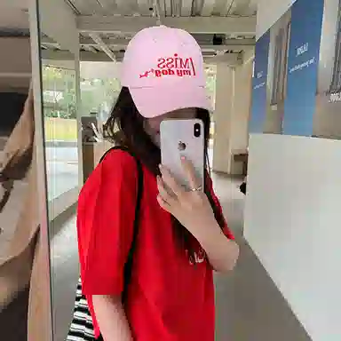 浪莎 美式复古字母刺绣软顶户外出行小众街头深顶防晒遮阳百搭大头围显脸小 棉 鸭舌帽 男女同款情侣款