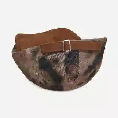 浪莎 美式复古迷彩晕染前进帽潮流显脸小出行逛街时尚户外休闲 聚酯纤维 贝雷帽 女款