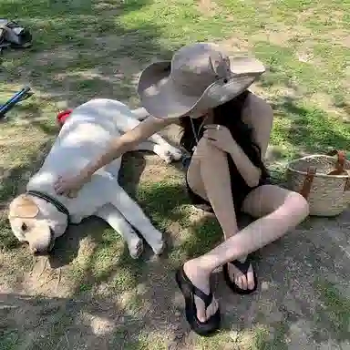 浪莎 户外登山遮阳防晒钓鱼超大帽檐透气网格可折叠太阳帽 涤纶 渔夫帽 男女同款情侣款