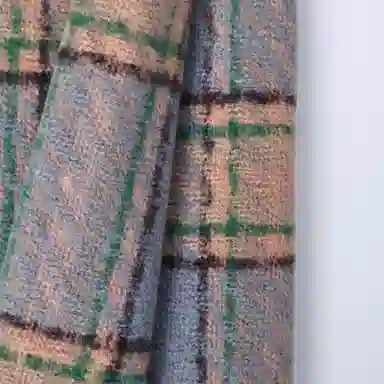 浪莎 韩系氛围感格子保暖百搭学院风配饰格纹 聚酯纤维 绒线围巾 男女同款情侣款