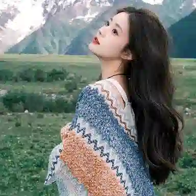 浪莎 云南青海西藏西北草原旅游拍照民族风斗篷超大加厚空调毯 披肩 女款