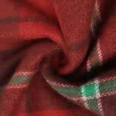 浪莎 小清新学院风高颜值粗线条格子秋冬季防寒护脖保暖加厚柔软撞色围脖 心动礼盒装 聚酯纤维 绒线围巾 男女同款情侣款