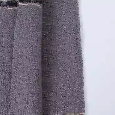 浪莎 秋冬经典百搭黑灰格子仿羊绒高级感围脖披肩 心动礼盒装 聚酯纤维 绒线围巾 男女同款情侣款