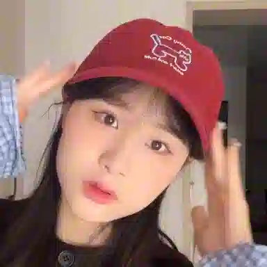 浪莎 日系可爱猫咪刺绣软顶春夏季户外出游休闲百搭学生大头围显脸小防晒遮阳 棉 鸭舌帽 男女同款情侣款